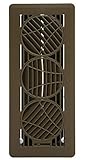 Designers Edge The Deflector Floor Vent Register with 360 Degree Directional Air Flow (4