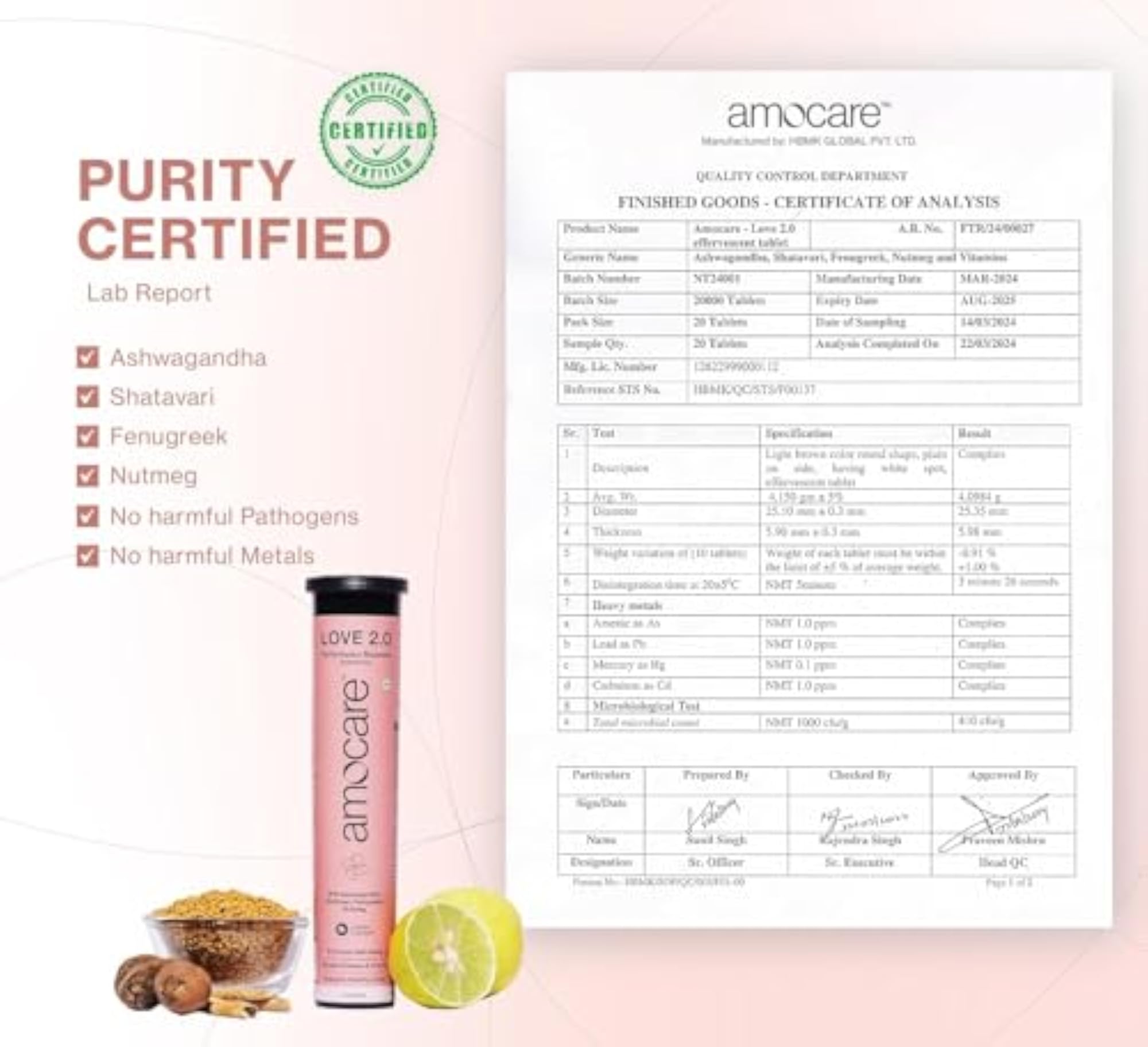 Amocare Desire Boosters, Mood & Energy Enhancer