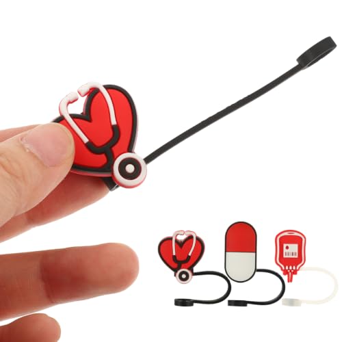 6 Tapas reutilizables de silicona para pitillos miniatura 3