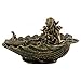 Top Collection Mermaid Shell Jewelry Tray- Mythical Dish in Premium Cold Cast Bronze- 4.75-Inch Collectible Personal Ornament Plate