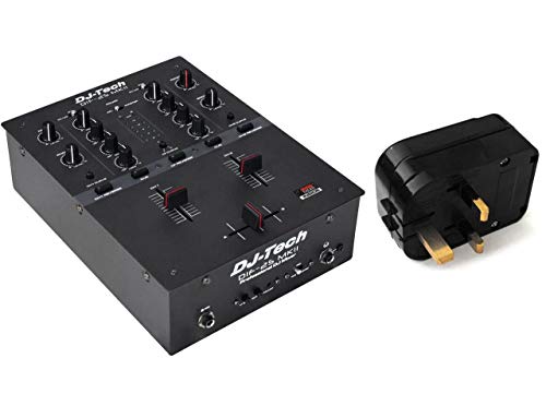 DJ-Tech DIF-2S MKII - + UK Adapter Negro adaptador de cable
