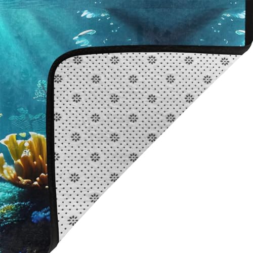 Tapis paysage sous-marin super doux et isolant pour salon - 5