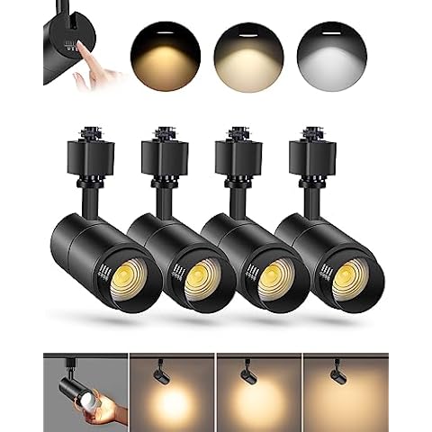 VANoopee 3-Color Zoomable LED Track Lighting Heads Cover