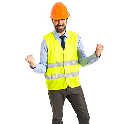 ZLXFT Chaleco Emergencia Amarillo,Chaleco de Seguridad, Chaleco Reflectante de Seguridad, Auto Chaleco De Seguridad, Chaleco de Seguridad de Alta Visibilidad, Chaleco Reflectante Cover