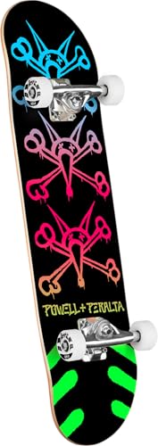Powell Peralta Skate Vato Rats completo, desbotamento rosa, 20 x 79 cm