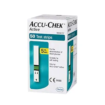 Accu-Chek Active Strips, Pack of 50 (Multicolor)