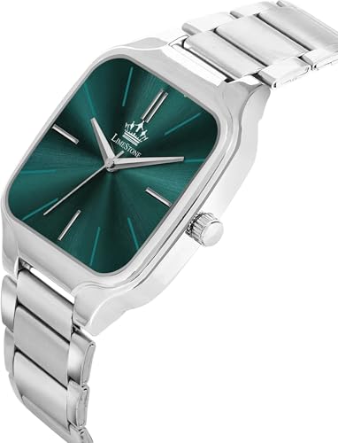 Image of LIMESTONE Classic Series Men Analog Watch - Stainless Steel Mesh Strap with Elegant Dial & Roman Numerals | Quartz Wristwatch for Casual & Formal Wear