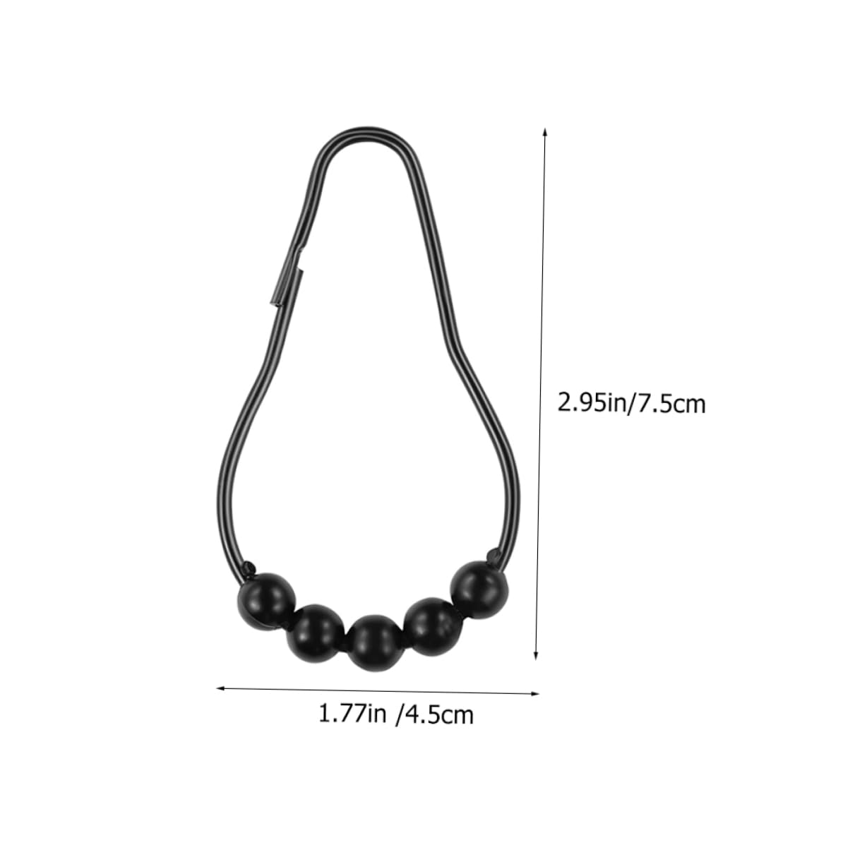 BRIGHTFUFU 20Pcs Stainless Steel Shower Curtain Rings Hooks Smooth Sliding Hooks for Easy Installation Rustproof and Holders for Bathroom Shower Curtains Elegant Finish