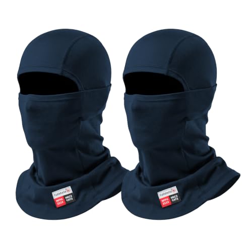 Image of Fullsheild FR Balaclava CAT2 7oz Flame-Retardant Cotton Face Mask, NFPA2112 | Arc Rated Covering Hood for Welding, Protective Helmet Liner for Men Women, UV Face Mask Windproof, Lightweight & Breathable