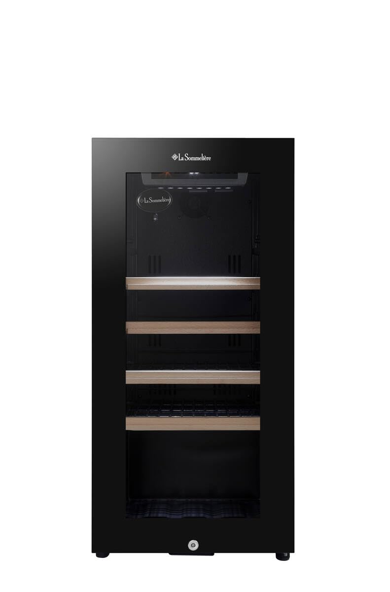LA SOMMELIERE Cave de mise à température LS38BLACK 38 Bouteilles