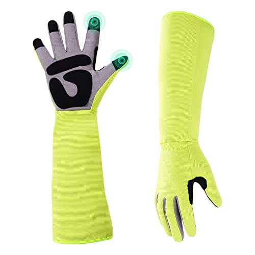 Meperez Puncture Proof Gardening Gloves, Safety Work, Thorn Proof, Long Sleeve, Women & Men, Rose Pruning, Hardy, Firm Grip #TOP7