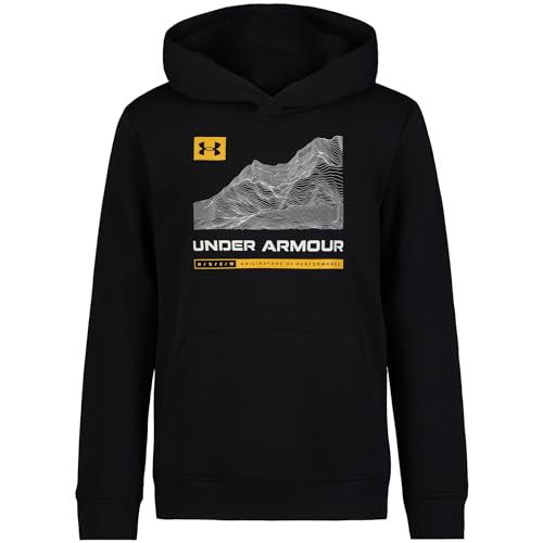 Image of Under Armour Boys' Pullover Hoodie Sweatshirt, Soft & Comfortable Fleece, Outdoor Collection