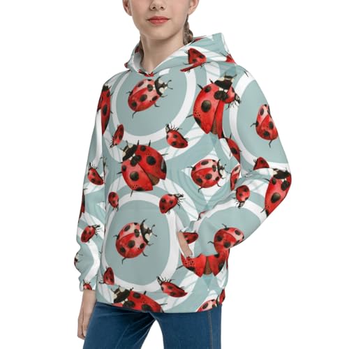 Insects Kid Hoodies Boys Sweatshirts Girls Pullover with Pocket2