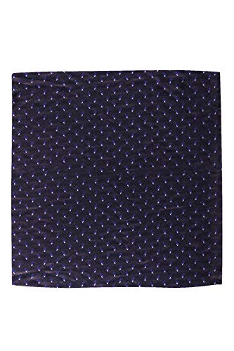 Image of BLACKSMITH Jacquard Microfiber Neckwear Ascot and Matching Pocket Square Set for Men