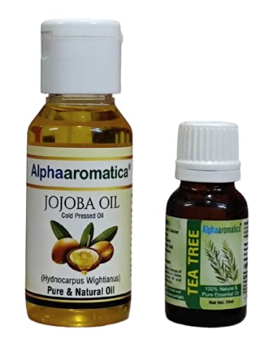 Alphaaromatica Tea Tree Essential Oil 15ml Jojoba Oil 50ml