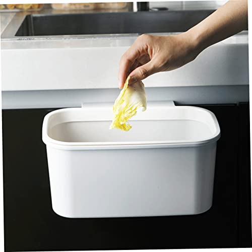 Cabilock 2pcs White Kitchen Hanging Trash Can miniatura 4