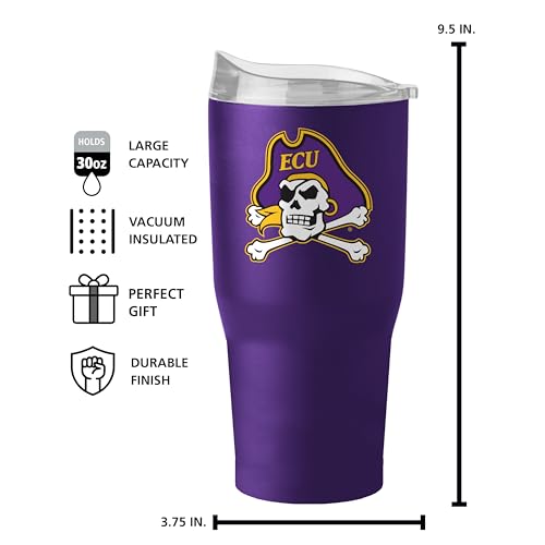 Vaso de 30 oz East Carolina Pirates sin condensación 7