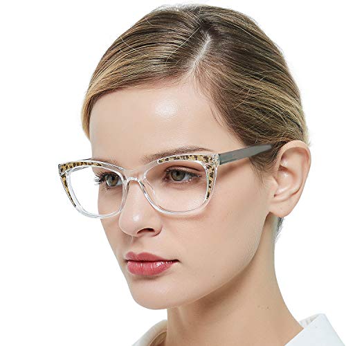 Image of OCCI CHIARI Women Reading Glasses Cateye Fashion Eyewear Frame Flash Nerd 0 1.0 1.5 1.75 2.0 2.25 2.5 3.0 4.0 5.0 6.0
