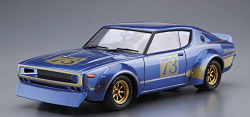Aoshima Bunka Kyozai 1/24 Nissan KPGC110 Phantom Kenmeri Racing miniatura 2