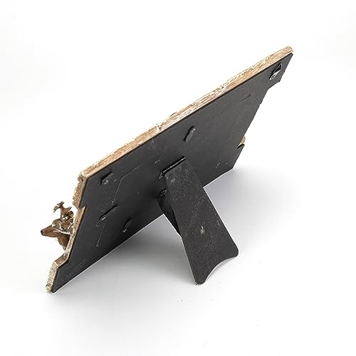 Rivers Edge Products 030300 4X6 Picture Frame, Rustic Poly Resin Photo Frame For Hunting And Outdoors, Wall Hanging Or Tabletop, Includes Glass Insert, First Deer thumb #1