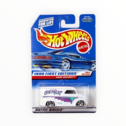 Hot Wheels Dairy Delivery 1998 Carro a Escala 1:64 miniatura 1