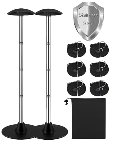 WULUYI Boat Cover Support Pole System with Storage Bag, Heavy-Duty Windproof 201 Stainless Steel...