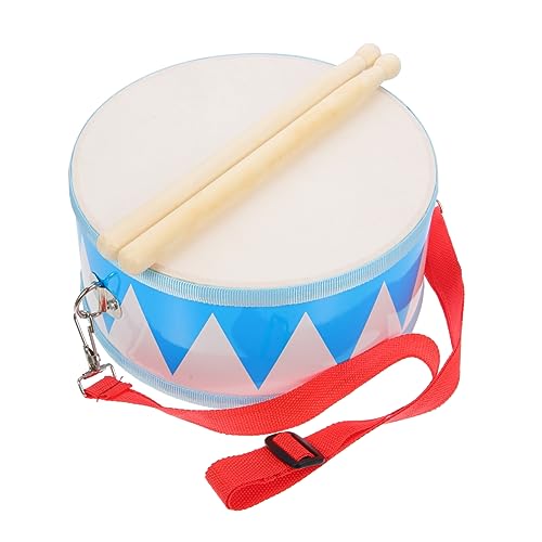 VICASKY 1Set Percussion Snare Drum for Faux Sheepskin Double Sided Drum Early Learning Music Education Develops Rhythm Skills Music Ability for Boys