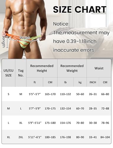 Panegy Men's Crisscross Straps Thongs Novelty Soft Color-Block G-Strings Low Waist Side Buckles Underwear4