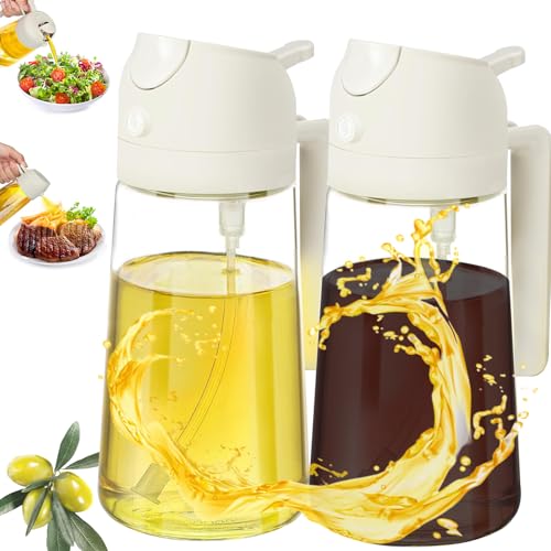 2Pack Glass Oil Spray Bottle