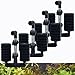 Aquapapa 4X Dual Bio Sponge Filter for Betta Fry Aquarium Fish Tank Up to 30 Gallon (Ship from CA USA) (Dual Sponge Filters 4-Pack)