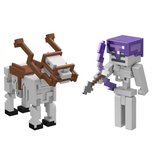 Figurine Minecraft Mattel HMD60 multicolore collection pixel jouet - 4