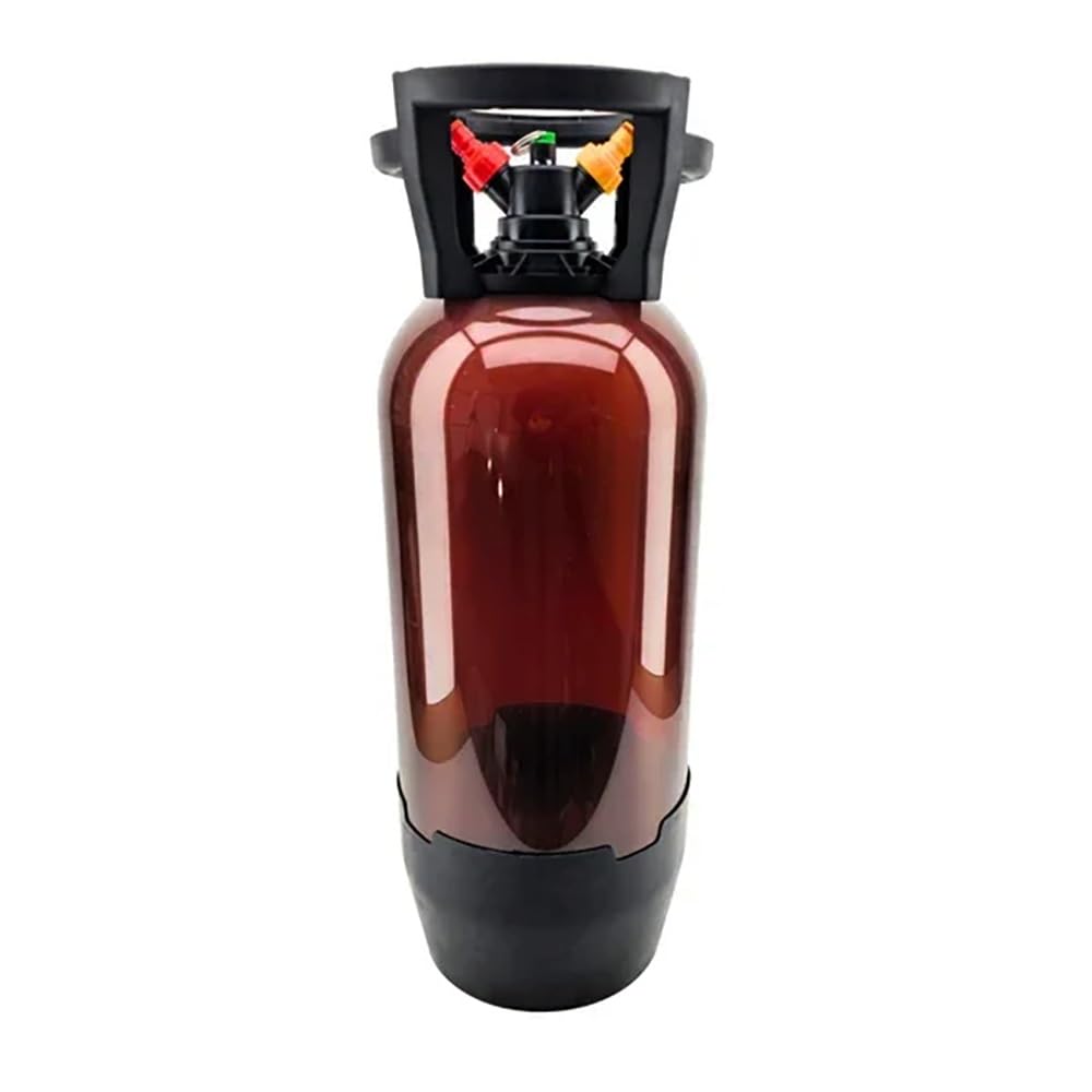 Fusto Oxebar In PET Ambrato Da 20 Litri – Fermentatore A Pressione, Fusto For La Produzione Di Birra Con Tubo Di Pescaggio Galleggiante, Valvola Di Non Ritorno, Tappo Di Carbonatazione – Uso Domestico