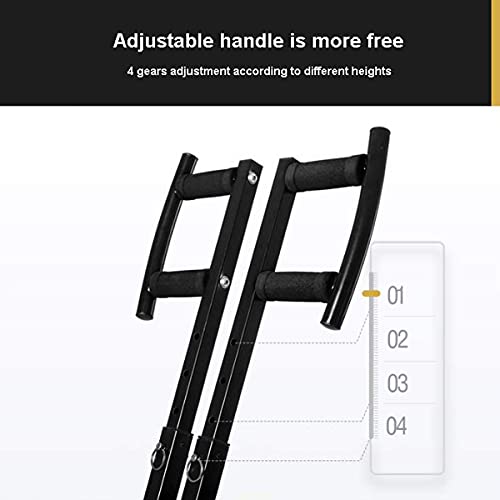 Image of Folding Vertical Climber Exercise Cardio Workout Machine Stair Stepper for Home Gym Fitness with LCD Monitor Max Capacity 150KG Efficency