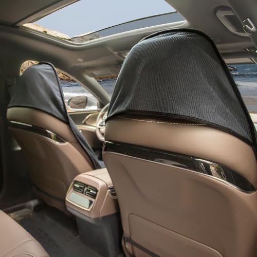 Image of Waterproof Car Seats Cushions with Non Slip Back - Universal Gray Seats Liner Fit for Cars Truck SUV Seat - Portable Carseat Protectors Great for Workouts Swimming Running Boxing Yoga