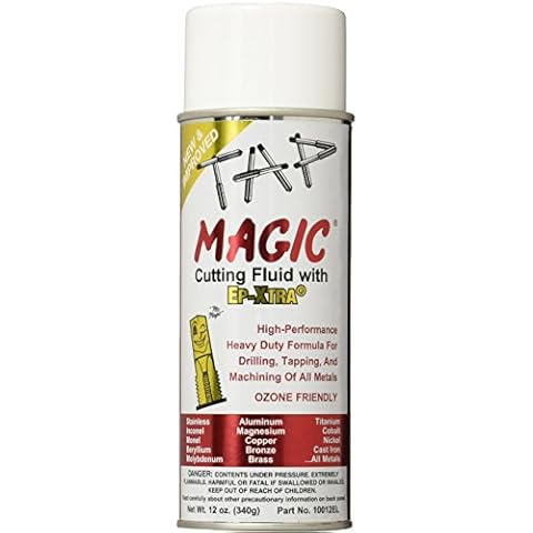 Tap Magic 10012EL Aerosol Tap Magic ozone Friendly, 12 oz, Yellow (Pack of 1) Cover