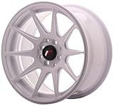alufelgen 4x108 14 zoll Größe: 40,6 cm (16 Zoll). Japan Racing JR11 Blanco - 16x8 ET25 4x100/4x108 Alufelgen (Competition)