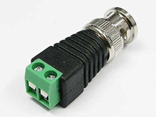 Amazon | AseiwaA BNCオスコネクタ-2極ターミナル 変換コネクター CCD