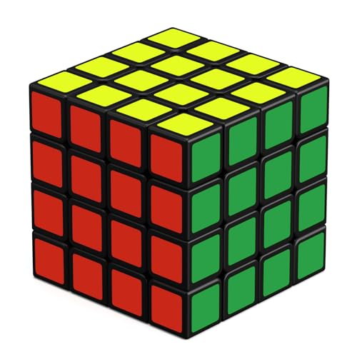ROXENDA Cube de Vitesse 4X4, Qiyuan 4X4X4 Speed Cube Sticker Super-Durable avec des Couleurs Vives (4x4x4)