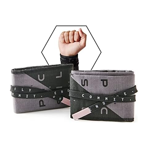 PICSIL Adjustable Wrist Strap, Wrist Wraps for Weightlifting, Wrist Sweat Bands, Premium Fabric Yoga Wrist Support, Gym Wrist Wrap Cloth for Women and Men, Powered Dirt, 1 Pair Cover