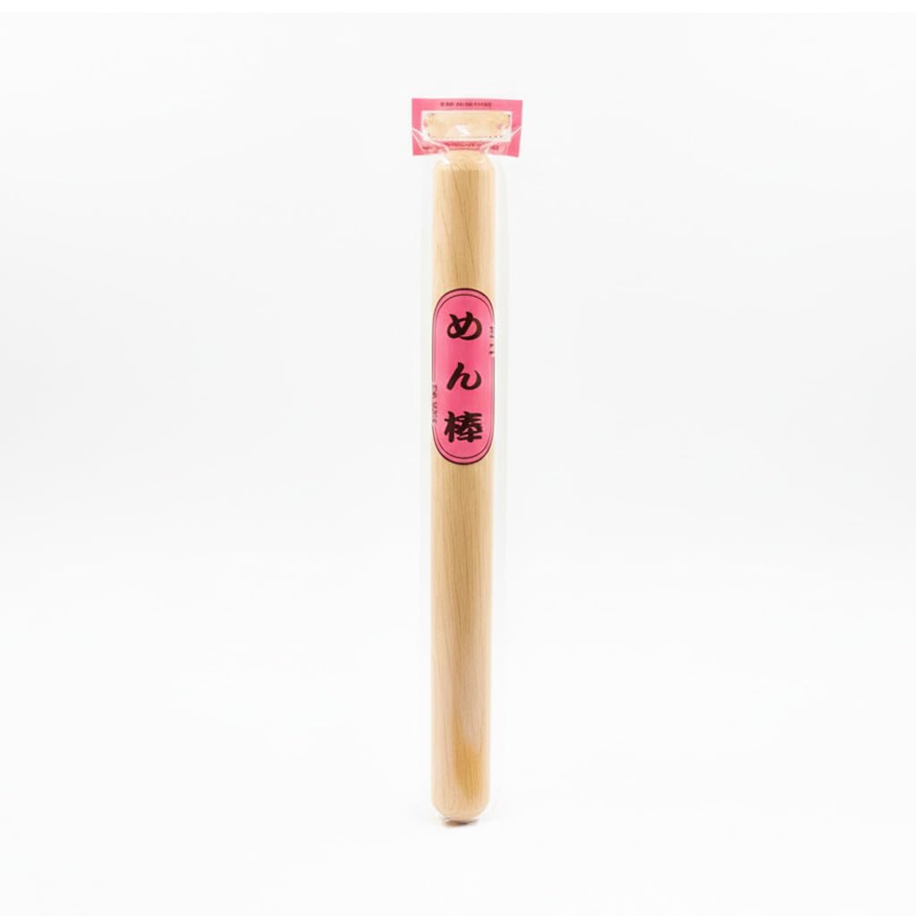 Japanese Wooden Rolling Pin (11-inch / 280mm) - めん棒 Menbou - 100% Natural Wood, Professional Chinese Dumpling, Gyoza & Pastry Tool - Made in Japan