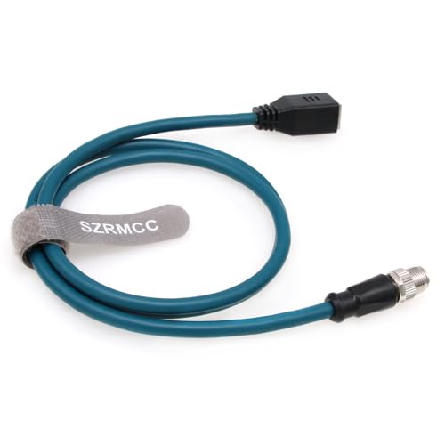 Cable Ethernet SZRMCC M12 8 Pin a RJ45 1 m miniatura 5