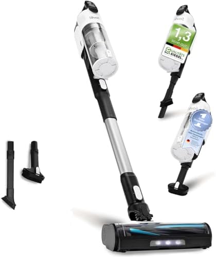 Levoit - Akku Staubsauger - Laufzeit für 75㎡ - Staubsauger Kabellos - 4-in-1 Vacuum Cleaner - 99,9 Prozent Filterleistung - Anti Tangle -Für Tierhaare/Teppiche/Hartböden/Auto - LVAC-200