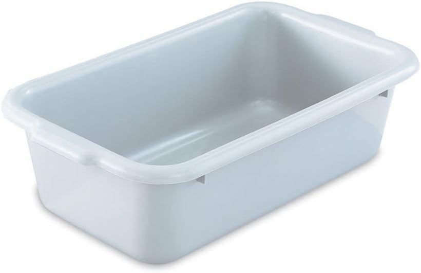 Vollrath Heavy Duty Gray Single Compartment 20 x 15 x 7" Dish Box