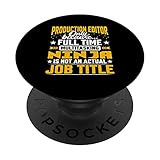 Photo Gallery production editor job title - funny bibliographer curator popsockets popgrip intercambiabile Photo Gallery production editor job title - funny bibliographer curator popsockets popgrip intercambiabile
