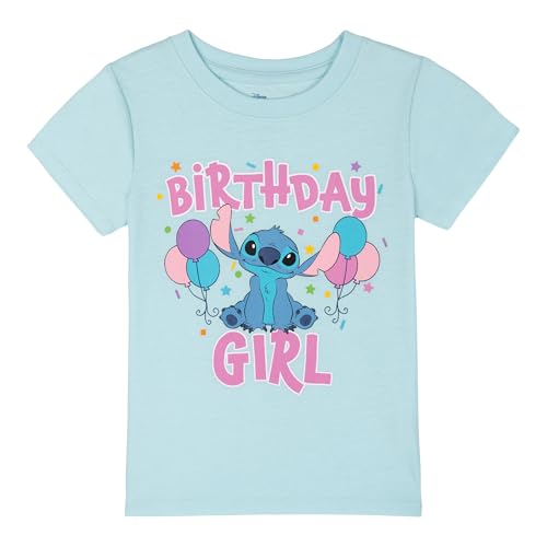 Image of Disney Birthday Girls T-Shirt and Tulle Skirt Outfit Set Toddler to Big Kid Sizes (2T - 14-16)