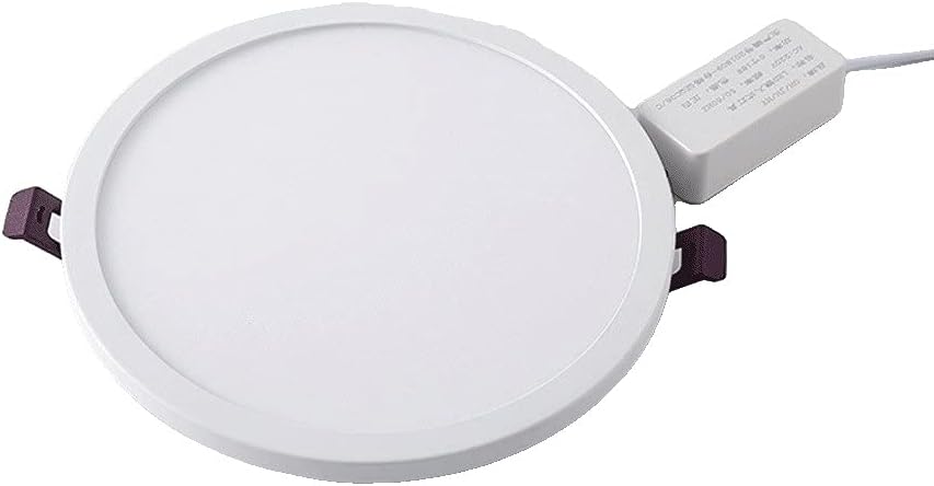 Recessed 1cm Slim LED Downlight Energy Saving Integrated Down Lights 9W/12W/18W/22W Ultra Bright Round Recessed Ceiling Flat Panel Down Light Easy Installation Integrated