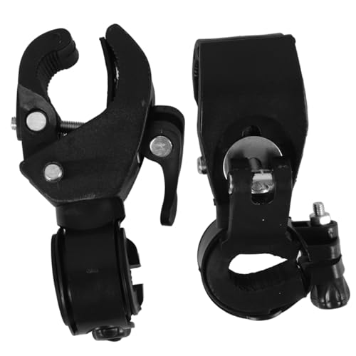 VALICLUD 2 Piezas Accesorios para soportes de muleta accesorios para sillas de ruedas movilidad bastón organizador de bastones scooter soporte para muletas de plástico el plastico Negro
