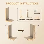 3-Pack Cardboard Cat Scratcher for Indoor Cats, 23 Inch L Shaped Vertical Cat Scratching Post, Cat Scratching Board for Wall and Couch, Large - Image 6