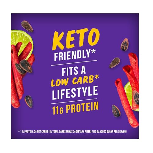Taki Flavored Sunflower Seeds - Hot Chili and Lime Natural Flavor - Pack of 2 - Smiling Sweets - Roasted in the USA - Perfect for Anywhere Snacking and Sporting Events