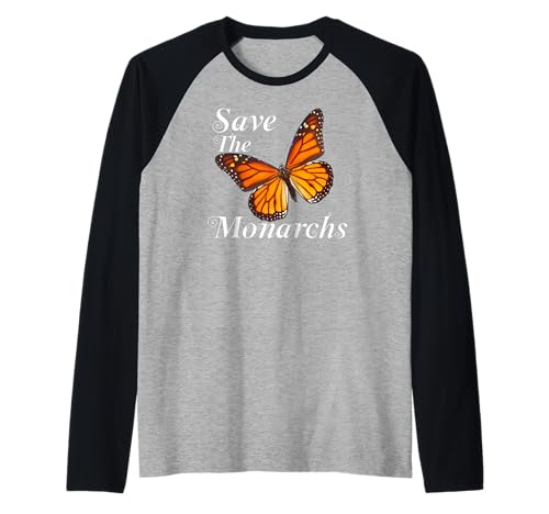 Chemise papillon Monarch Save The Monarch Butterfly Lover Manche Raglan